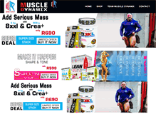 Tablet Screenshot of muscledynamix.com